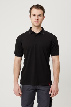 NEPETA POLO YAKA TSHİRT SİYAH-GRİ
