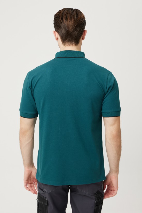NEPETA POLO YAKA TSHİRT PETROL MAVİSİ-SİYAH NEPETA POLO YAKA TSHİRT PETROL MAVİSİ-SİYAH