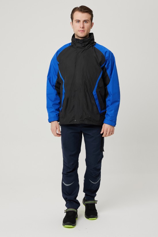 GALLİUM 3N1 PARKA SİYAH-SAXMAVİ