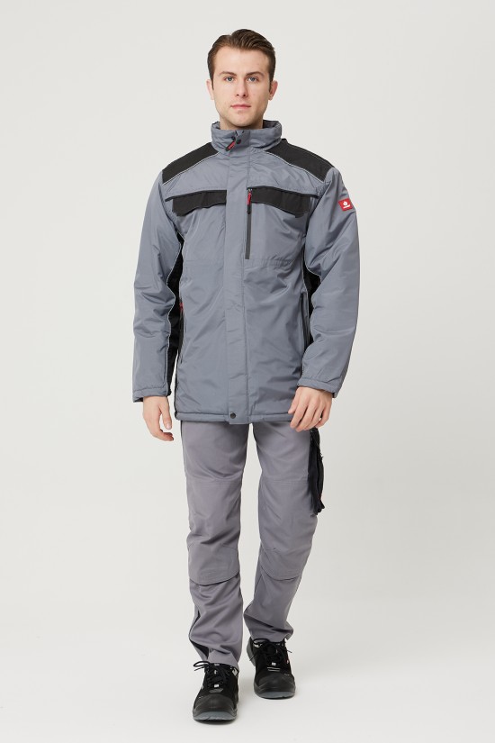 ALLİUM RİPSTOP PARKA K.GRİ-SİYAH ALLİUM RİPSTOP PARKA K.GRİ-SİYAH