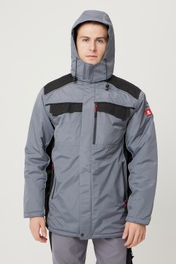 ALLİUM RİPSTOP PARKA K.GRİ-SİYAH