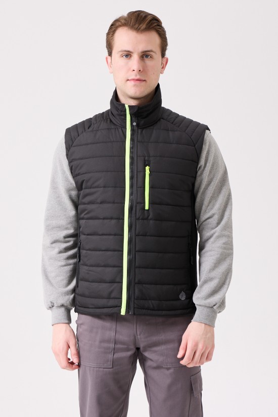 NEPETA BOMBER VEST SİYAH-F.SARI NEPETA BOMBER VEST SİYAH-F.SARI