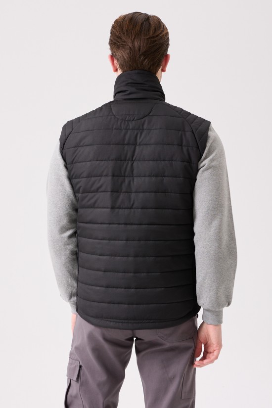 NEPETA BOMBER VEST SİYAH-F.SARI NEPETA BOMBER VEST SİYAH-F.SARI