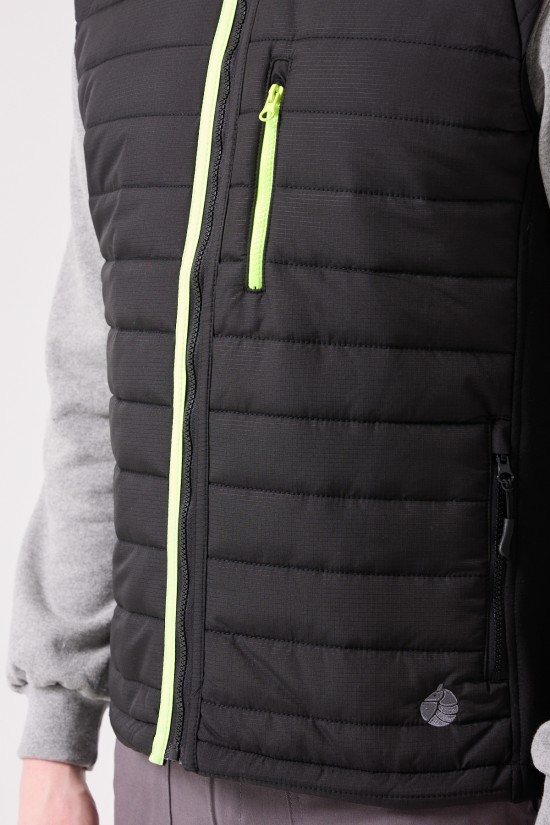 NEPETA BOMBER VEST SİYAH-F.SARI NEPETA BOMBER VEST SİYAH-F.SARI