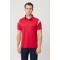 ALLİUM POLO T-SHIRT KIRMIZI-GRİ