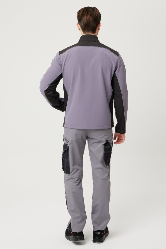 ALLİUM SOFTSHELL MONT GRİ-SİYAH