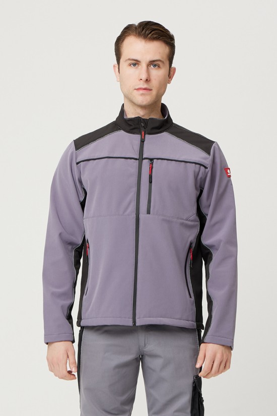 ALLİUM SOFTSHELL MONT GRİ-SİYAH