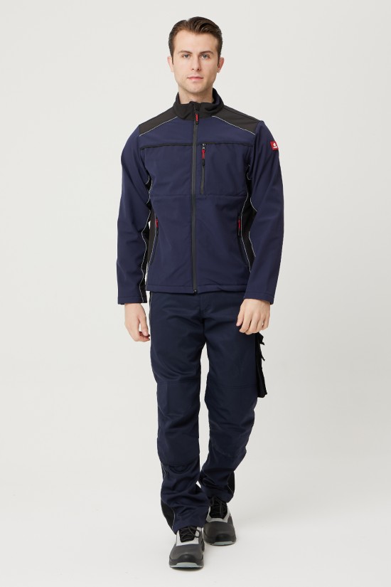ALLİUM SOFTSHELL MONT LACİVERT-SİYAH