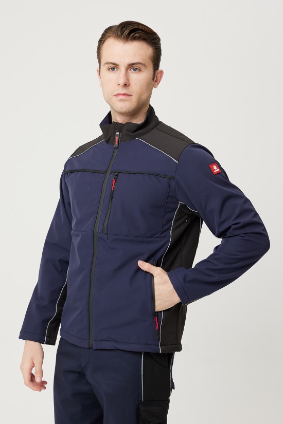 ALLİUM SOFTSHELL MONT LACİVERT-SİYAH