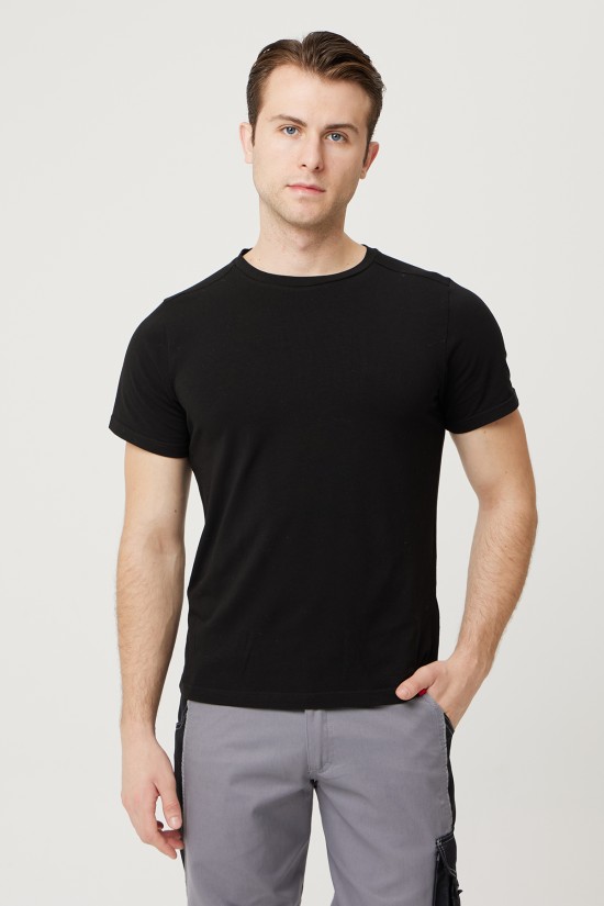 ALLİUM BASİC T-SHIRT SİYAH ALLİUM BASİC T-SHIRT SİYAH