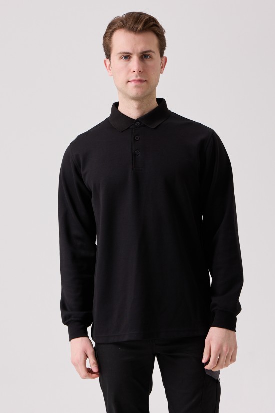 SANFORDS POLO SWEATSHIRT SİYAH