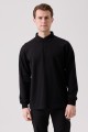 SANFORDS POLO SWEATSHIRT SİYAH