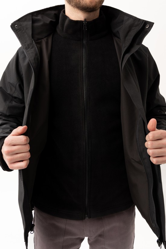 DAVRAZ 3N1 PARKA SİYAH