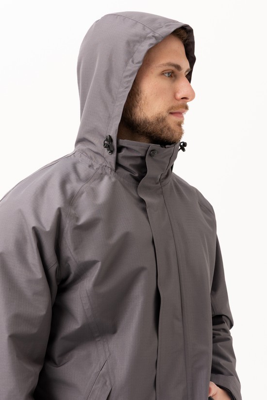 DAVRAZ 3N1 PARKA K.GRİ