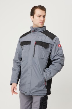 ALLİUM RİPSTOP PARKA GRİ-SİYAH