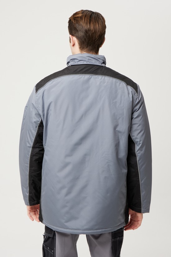 ALLİUM RİPSTOP PARKA GRİ-SİYAH